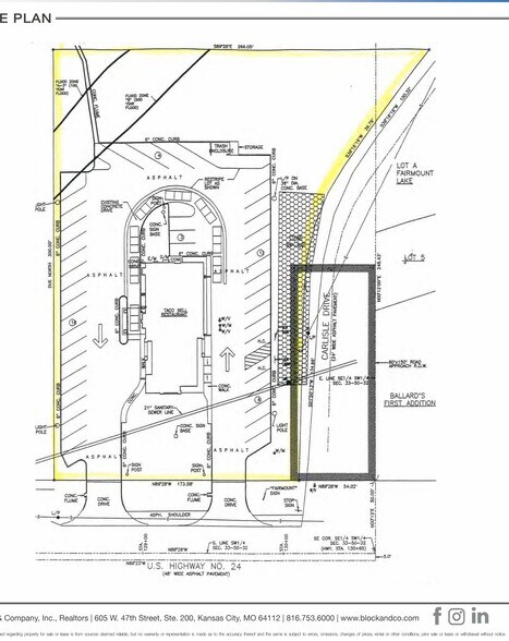 10750 E Us Highway 24, Sugar Creek, MO à vendre - Plan de site – Image 2 sur 2