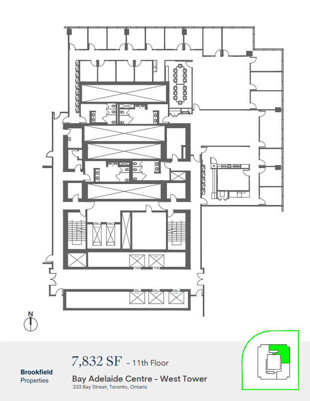 333 Bay St, Toronto, ON à louer Plan d’étage– Image 1 sur 1
