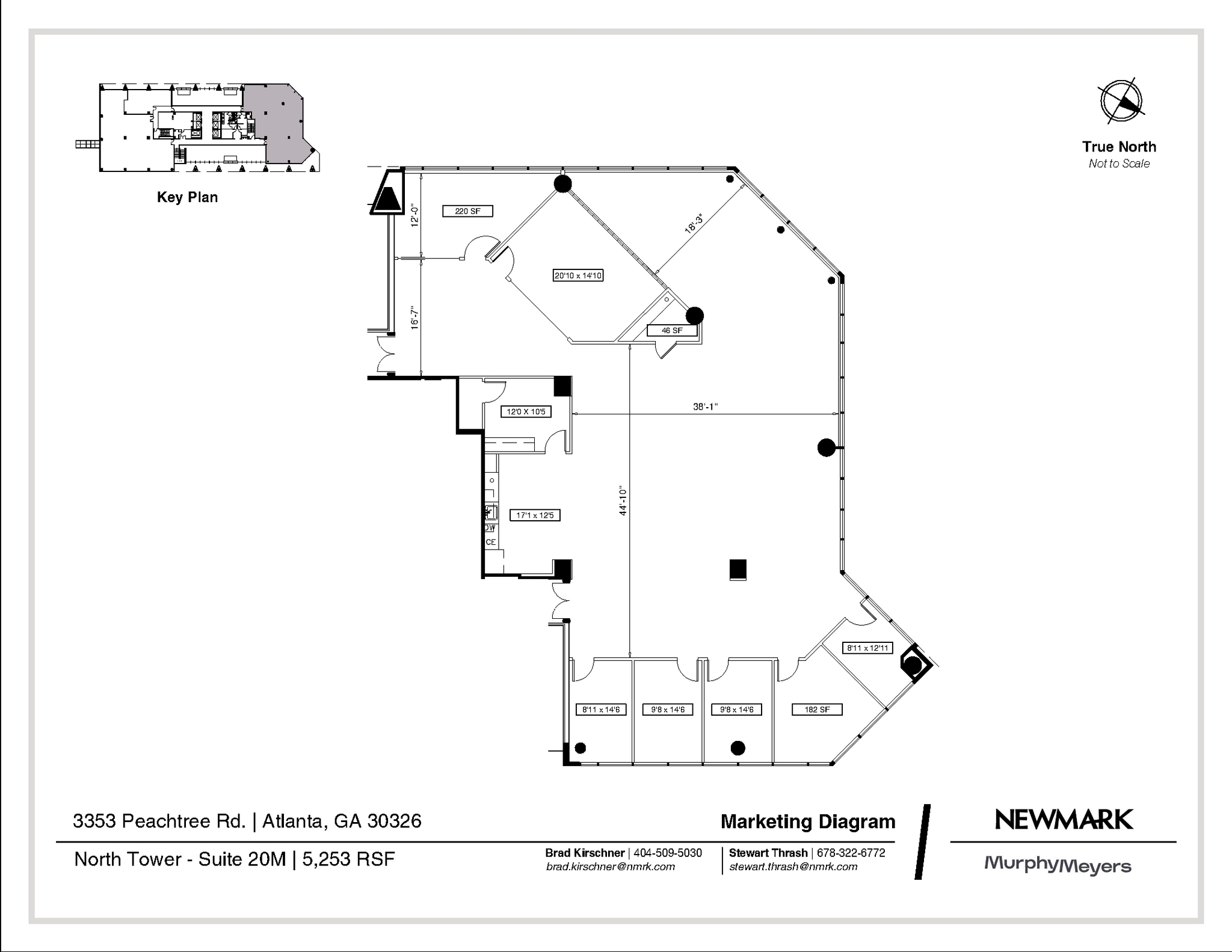 3353 Peachtree Rd NE, Atlanta, GA à louer Plan d’étage– Image 1 sur 1