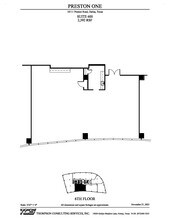 18111 Preston Rd, Dallas, TX à louer Plan d’étage– Image 1 sur 3