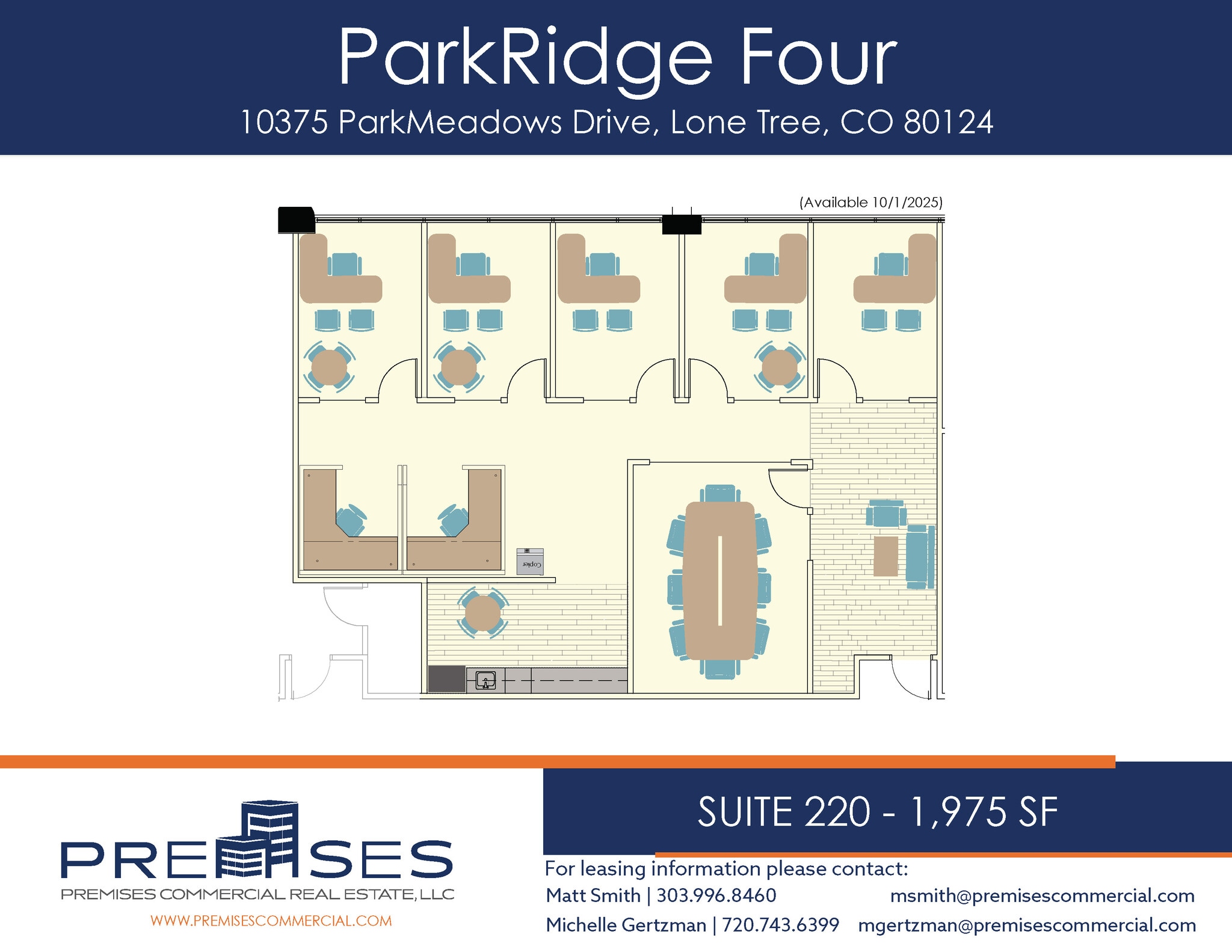 10375 Park Meadows Dr, Lone Tree, CO à louer Plan d’étage– Image 1 sur 2