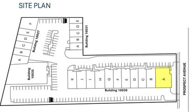 10027-10039 Prospect Ave, Santee, CA à louer Plan de site– Image 2 sur 3