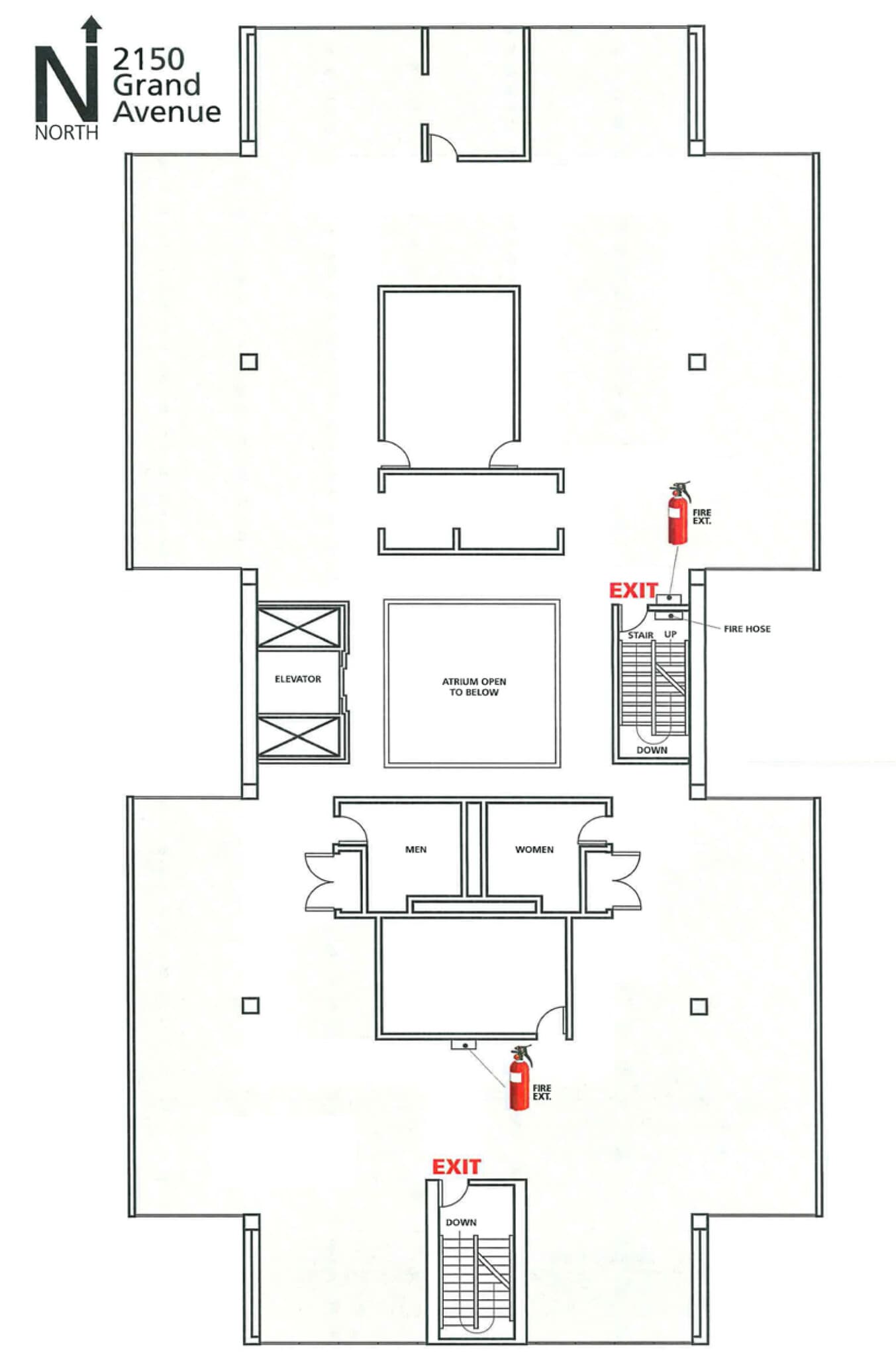 2150 Grand Ave, Des Moines, IA à louer Plan d’étage– Image 1 sur 1