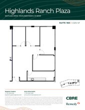 630 Plaza Dr, Highlands Ranch, CO à louer Plan d’étage– Image 1 sur 12