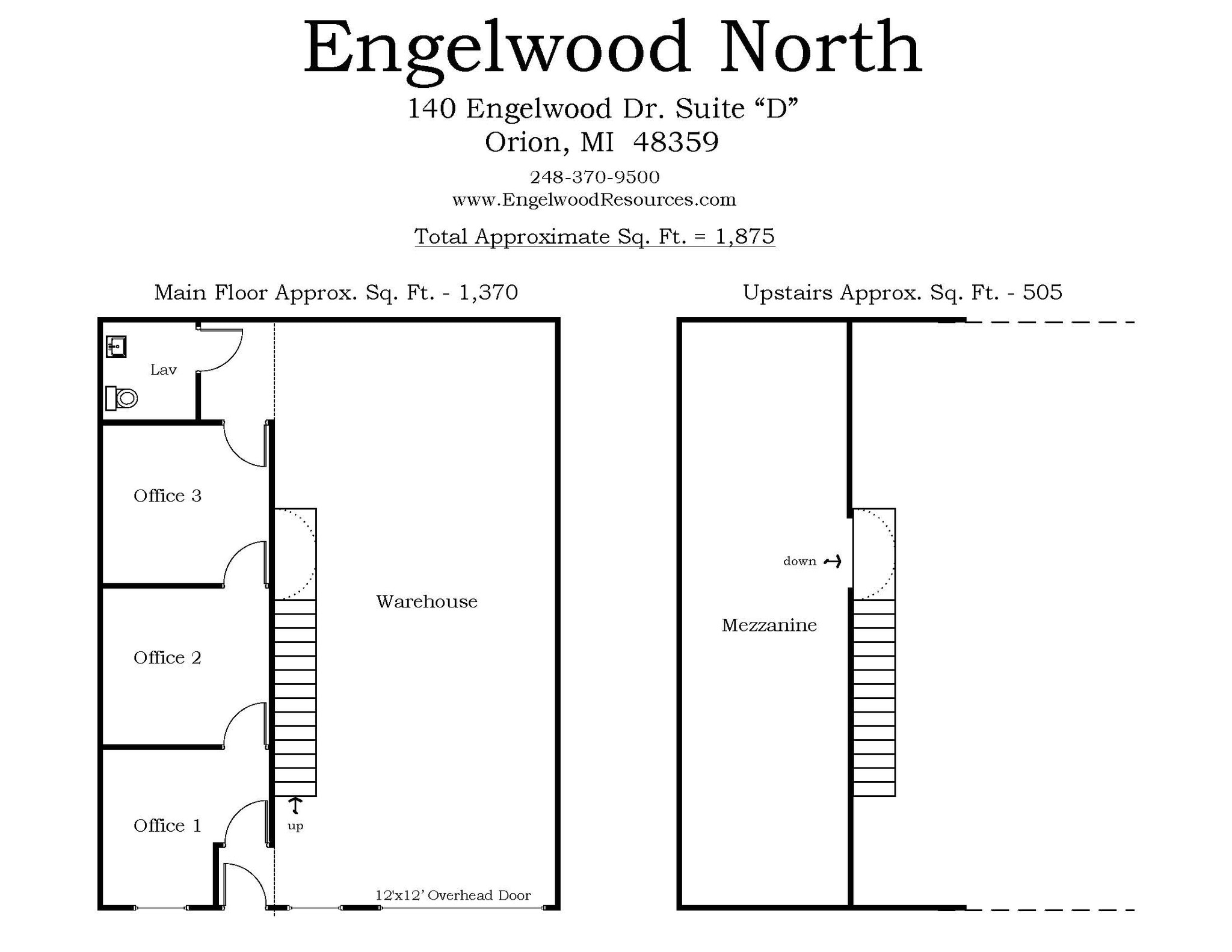 40 Engelwood Dr, Lake Orion, MI à louer Plan d’étage– Image 1 sur 1