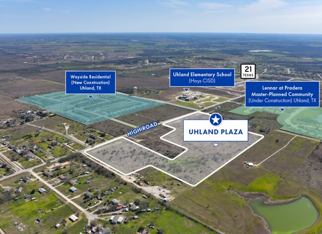 Plus de détails pour 2200 High Rd, Uhland, TX - Terrain à vendre