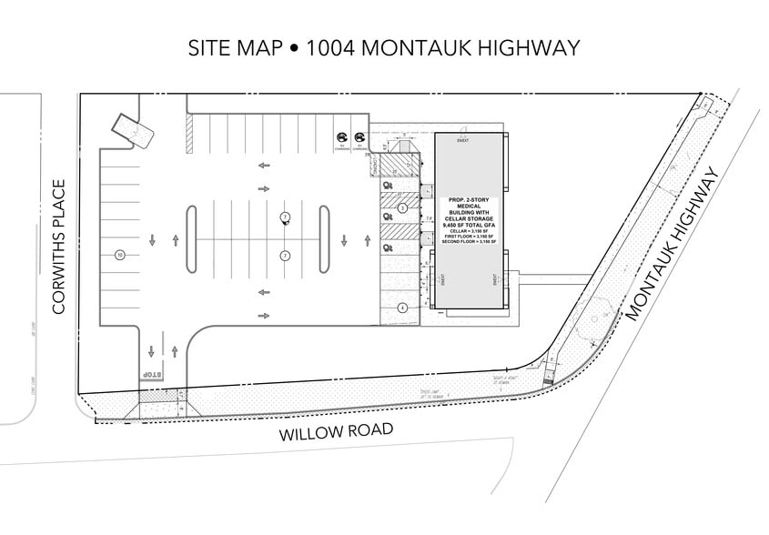 1004 Montauk Hwy, Water Mill, NY à louer - Plan de site – Image 3 sur 4
