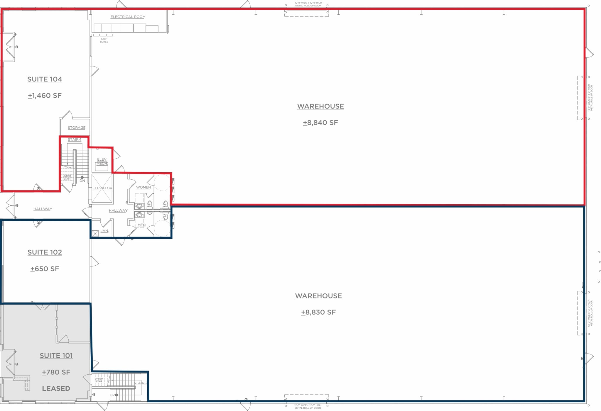 1851 Airway Dr, Hollister, CA à louer Plan d’étage– Image 1 sur 1