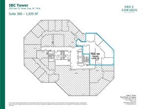 2250 E 73rd St, Tulsa, OK à louer Plan d’étage– Image 1 sur 11