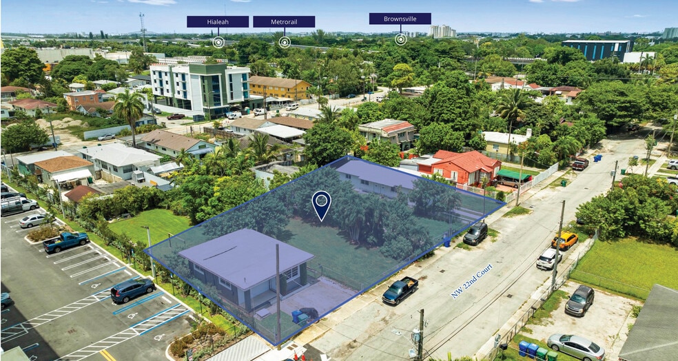 3624-3646 NW 22nd Ct Redev. Portfolio portefeuille de 4 biens à vendre sur LoopNet.fr - Aérien – Image 3 sur 4