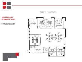 10815 Rancho Bernardo Rd, San Diego, CA à louer Plan d’étage– Image 1 sur 1