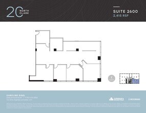 20 N Clark St, Chicago, IL à louer Plan d’étage– Image 1 sur 1