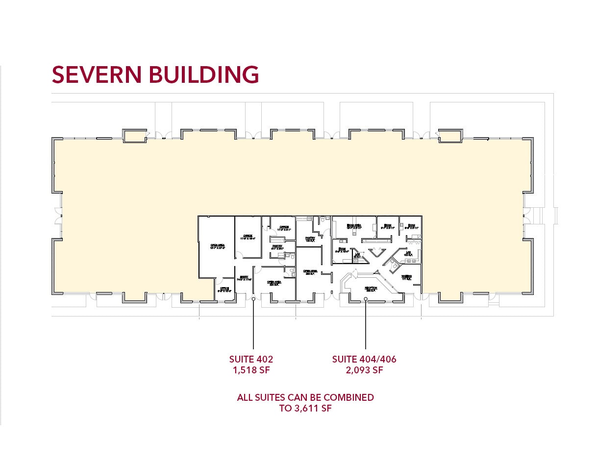 8600 LaSalle Rd, Towson, MD à louer Plan d’étage– Image 1 sur 1