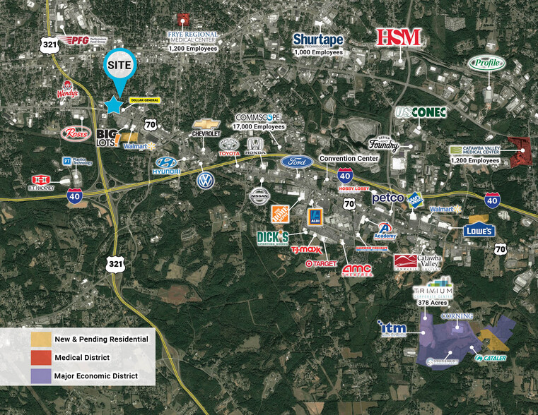 802 US Highway 70 SW, Hickory, NC à louer - Photo de l’immeuble – Image 3 sur 5