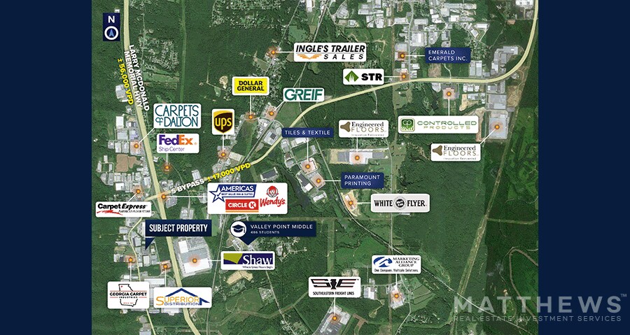 3355 Blake Dr SW, Dalton, GA à vendre - Photo de l’immeuble – Image 2 sur 3