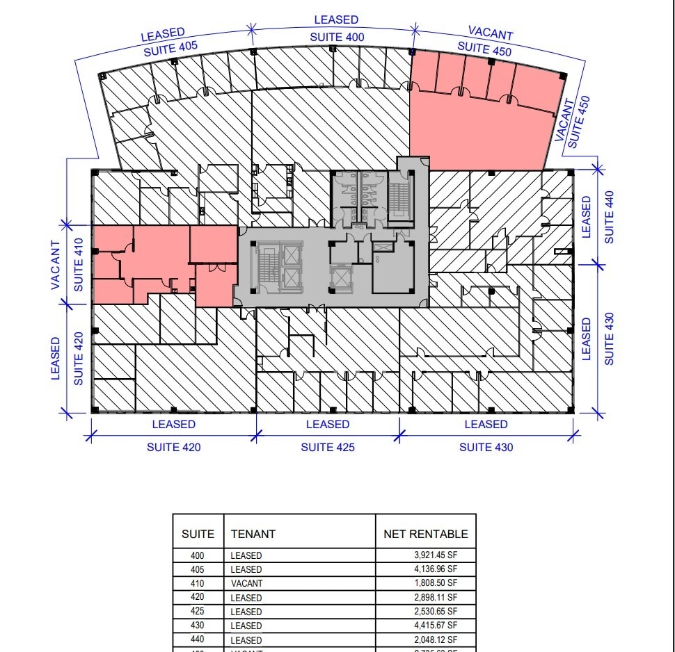 1330 Lake Robbins Dr, The Woodlands, TX à louer Plan d’étage– Image 1 sur 1
