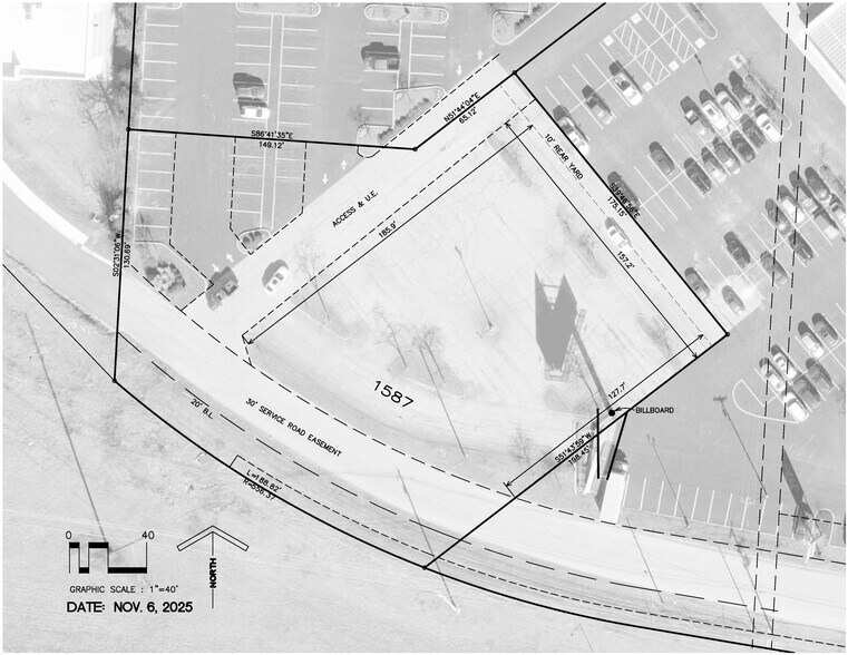 1587 Winchester Rd, Lexington, KY à louer - Plan de site – Image 2 sur 7