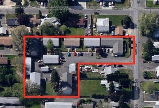 1403-1407 S 18th Ave, Yakima, WA - Vue aérienne vue de carte