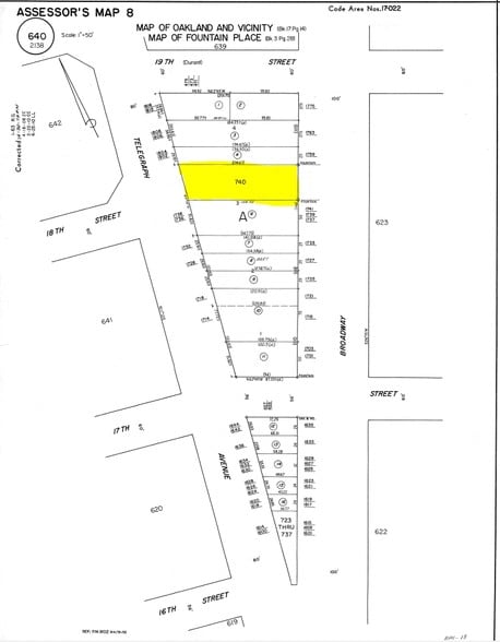 1634-1629 Telegraph Ave, Oakland, CA à louer - Plan cadastral – Image 2 sur 9