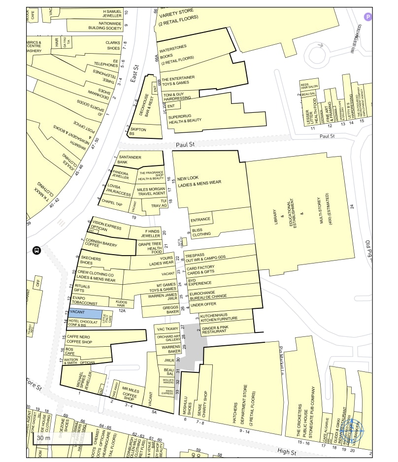 Paul St, Taunton à louer Carte Goad– Image 1 sur 1