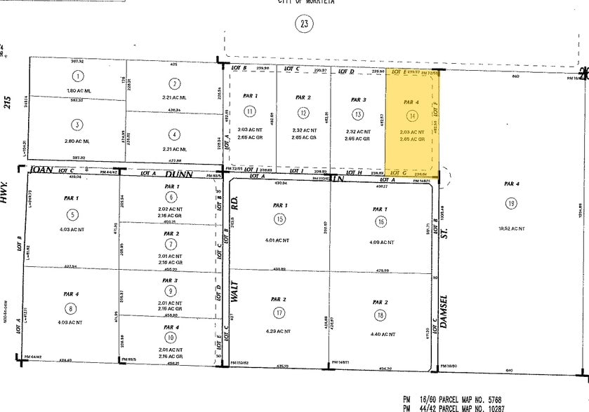 28330 Joan Dunn Ln, Murrieta, CA à vendre - Plan cadastral – Image 2 sur 4