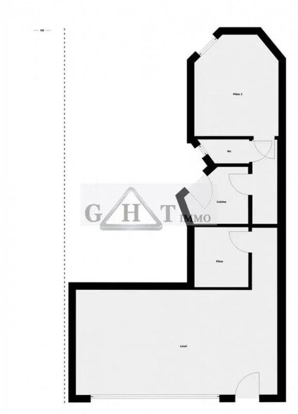 Local commercial dans Paris à vendre - Plan d’étage – Image 1 sur 3