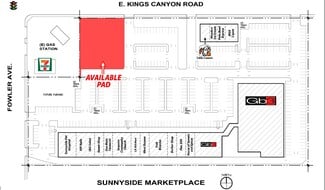 Plus de détails pour 6083 E Kings Canyon Rd, Fresno, CA - Terrain à louer