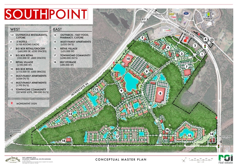 123 John Smith rd, Hardeeville, SC à vendre - Plan cadastral – Image 1 sur 2
