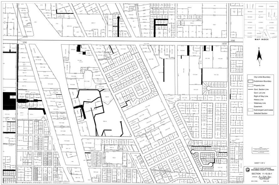 75 W Hood Dr, Pensacola, FL à louer - Plan cadastral – Image 3 sur 3