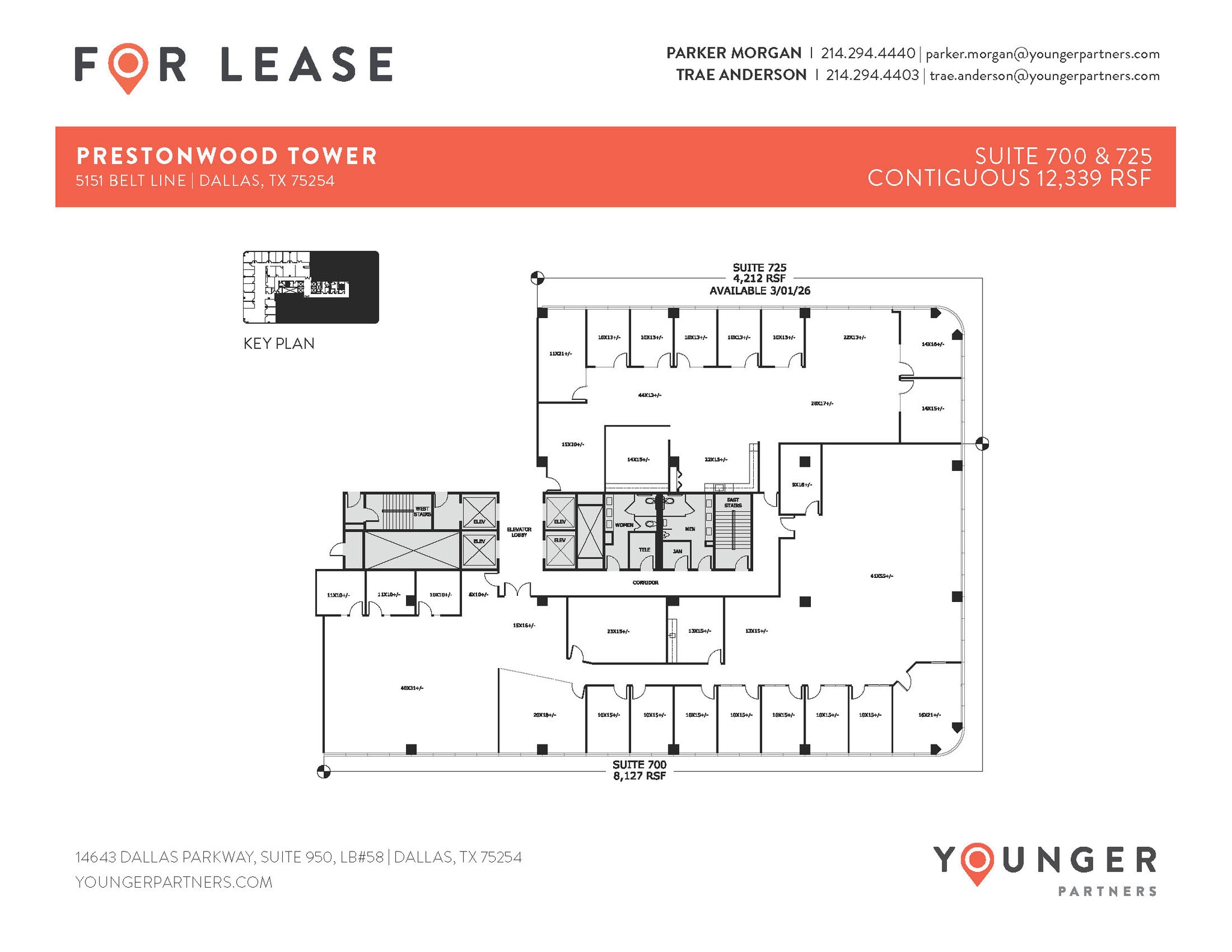 5151 Belt Line Rd, Dallas, TX à louer Plan d’étage– Image 1 sur 2