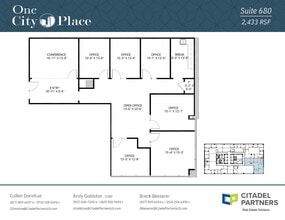 300 Throckmorton St, Fort Worth, TX à louer Plan d’étage– Image 1 sur 1