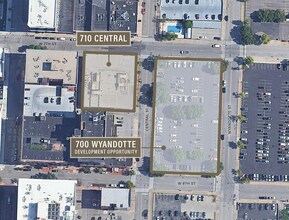 700 Wyandotte St, Kansas City, MO - Vue aérienne vue de carte