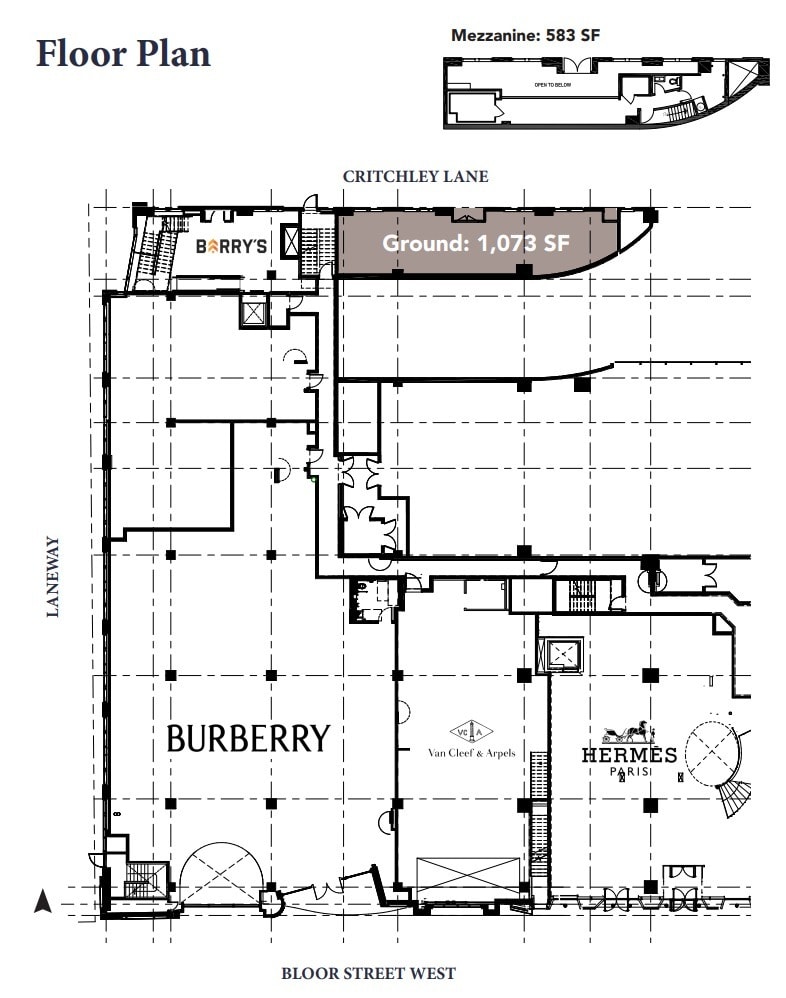 100 Bloor St W, Toronto, ON à louer Plan d’étage– Image 1 sur 1