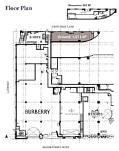 100 Bloor St W, Toronto, ON à louer Plan d’étage– Image 1 sur 1