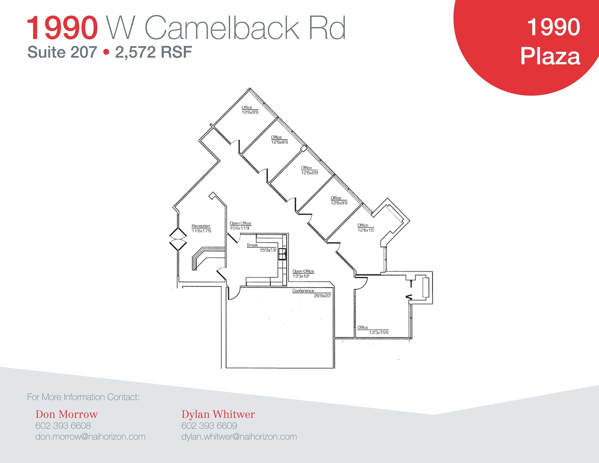 1990 W Camelback Rd, Phoenix, AZ à louer Plan de site– Image 1 sur 1