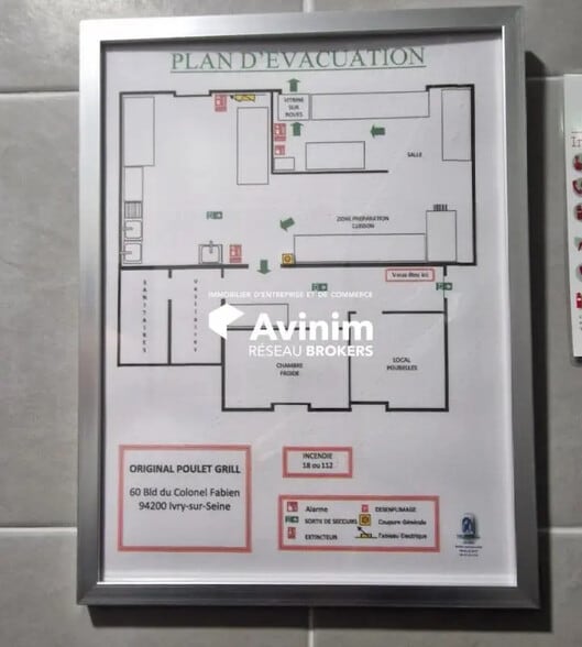 Local commercial dans Ivry-sur-Seine à vendre - Plan d’étage – Image 3 sur 3