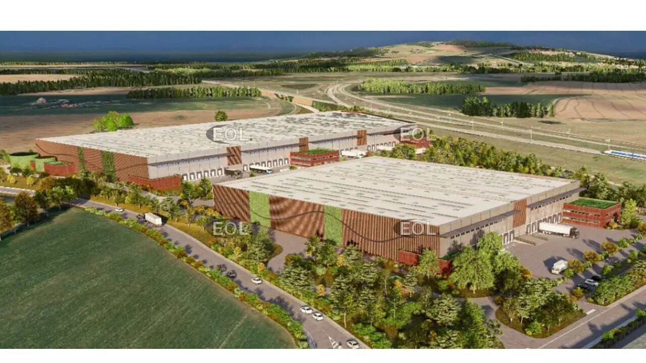 Industriel/Logistique dans La Milesse à louer Aérien– Image 1 sur 2