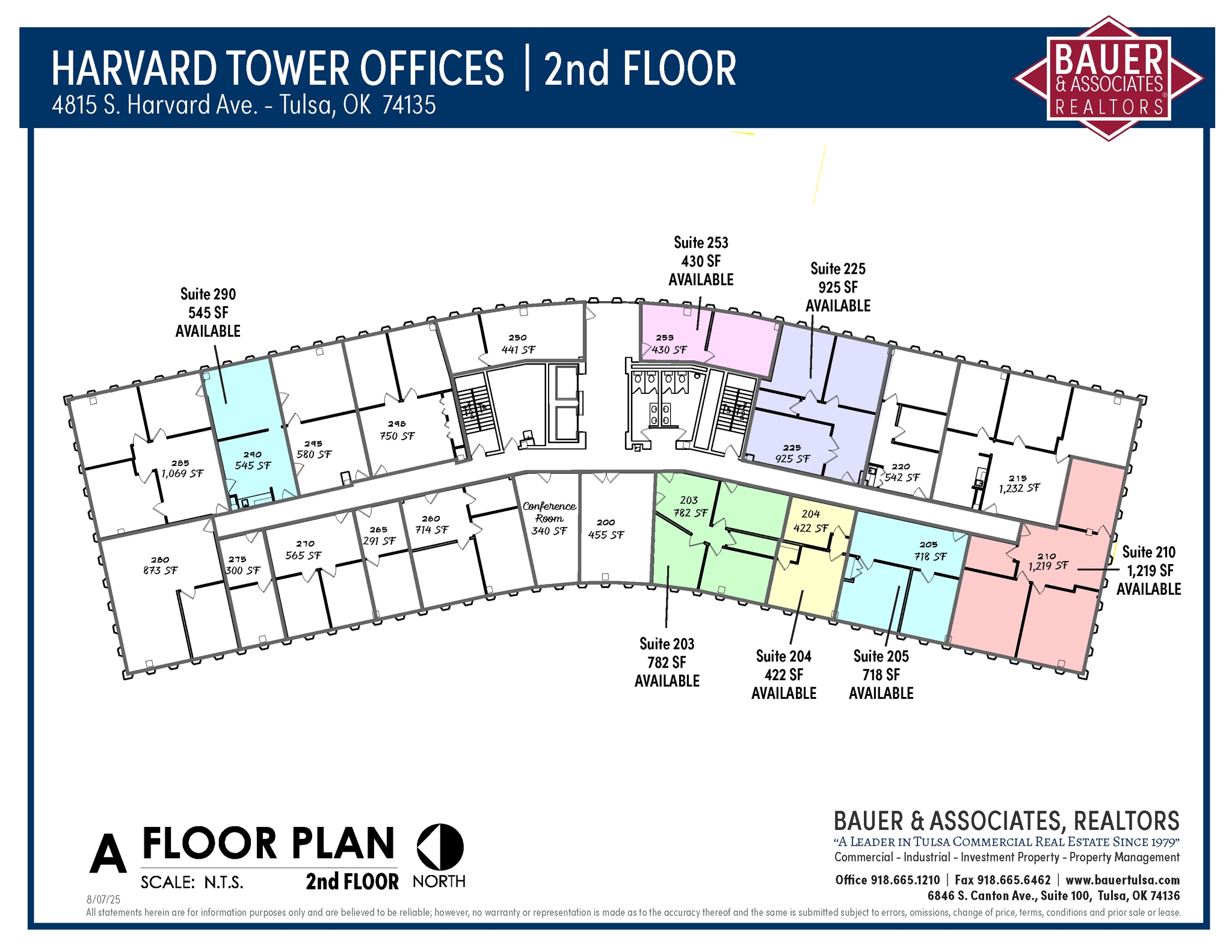 4815 S Harvard Ave, Tulsa, OK à louer Plan de site– Image 1 sur 1