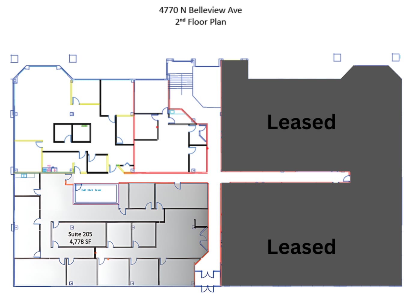 4770 N Belleview Ave, Kansas City, MO à louer Plan d’étage– Image 1 sur 1