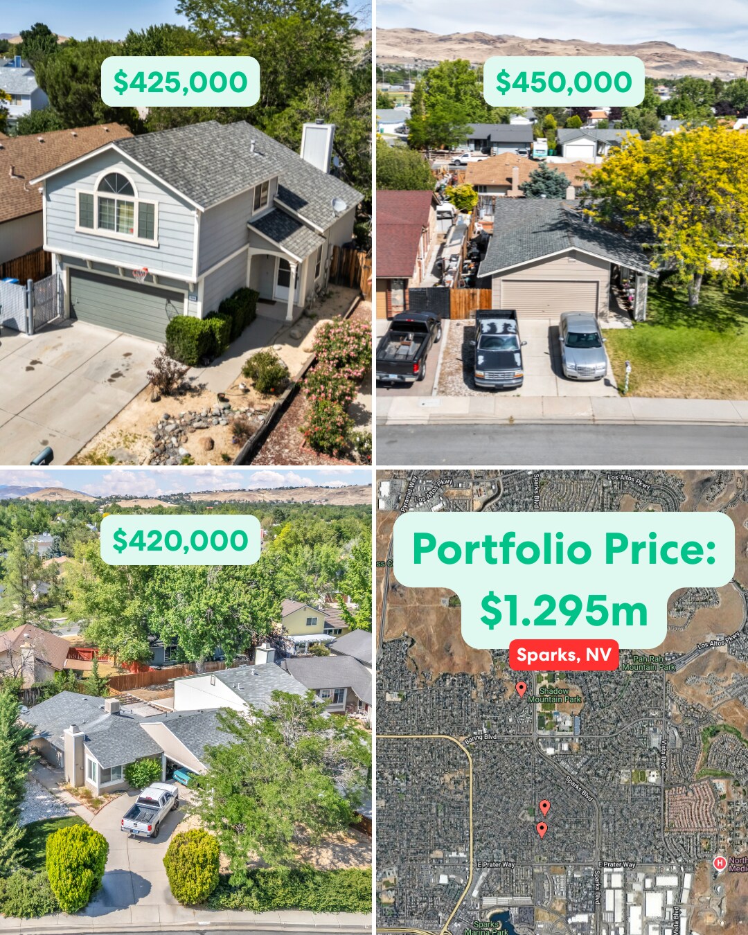 3 Property Sparks Portfolio portefeuille de 3 biens à vendre sur LoopNet.fr Photo principale– Image 1 sur 5