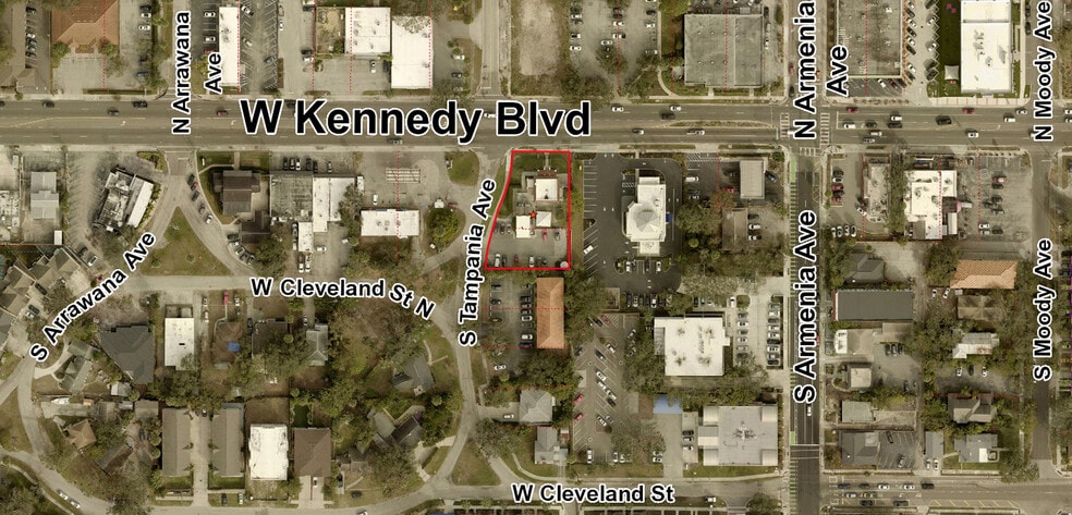 2522 W Kennedy Blvd, Tampa, FL à vendre - Aérien – Image 3 sur 3