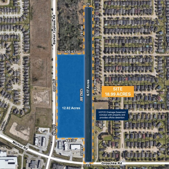 Barker Cypress Road Rd, Houston, TX à vendre - Plan cadastral – Image 2 sur 2