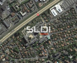 Villefranche-sur-Saône - VUE AÉRIENNE  vue de carte