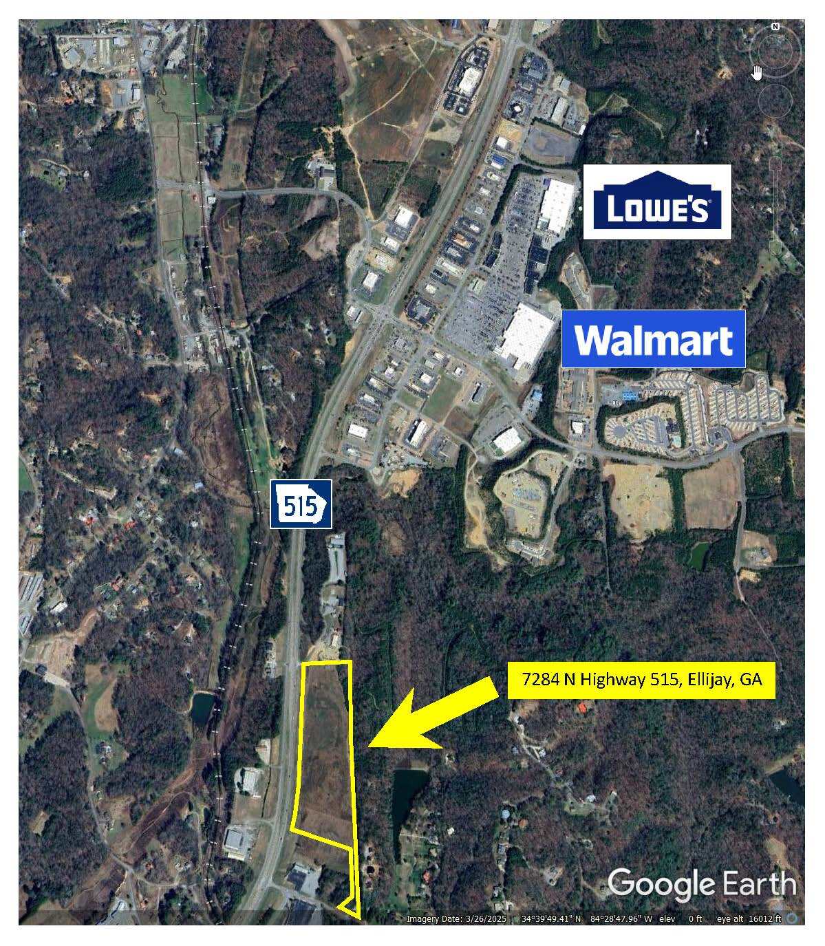 7284 Highway 515, Ellijay, GA à vendre Aérien– Image 1 sur 5