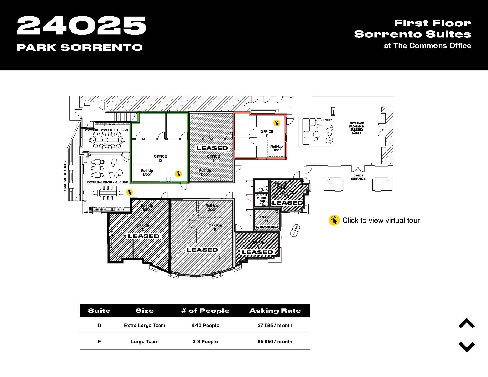 24025 Park Sorrento, Calabasas, CA à louer Plan d’étage– Image 1 sur 1