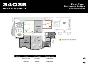 24025 Park Sorrento, Calabasas, CA à louer Plan d’étage– Image 1 sur 1