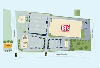 1062-1066 Tolland Tpke, Manchester, CT à louer Plan de site– Image 1 sur 1