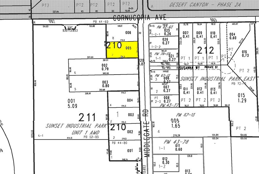 671 Middlegate Rd, Henderson, NV à louer - Plan cadastral – Image 2 sur 8