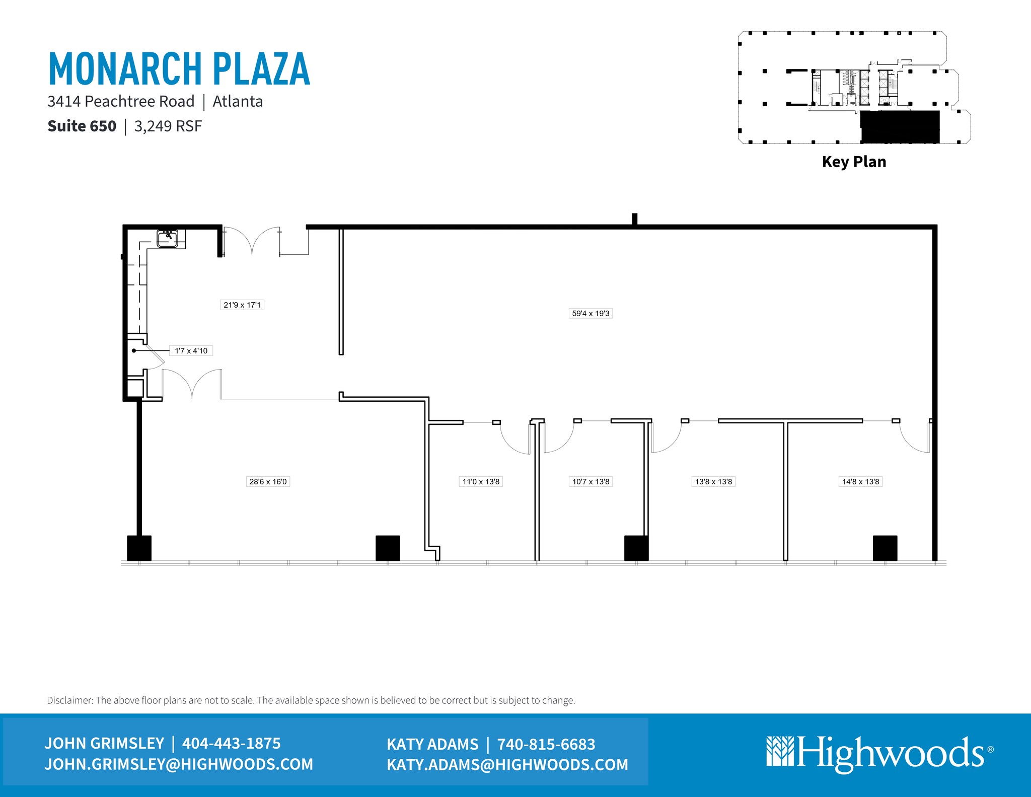 3414 Peachtree Rd NE, Atlanta, GA à louer Plan de site– Image 1 sur 7