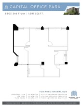 6305 Ivy Ln, Greenbelt, MD à louer Plan d’étage– Image 1 sur 1
